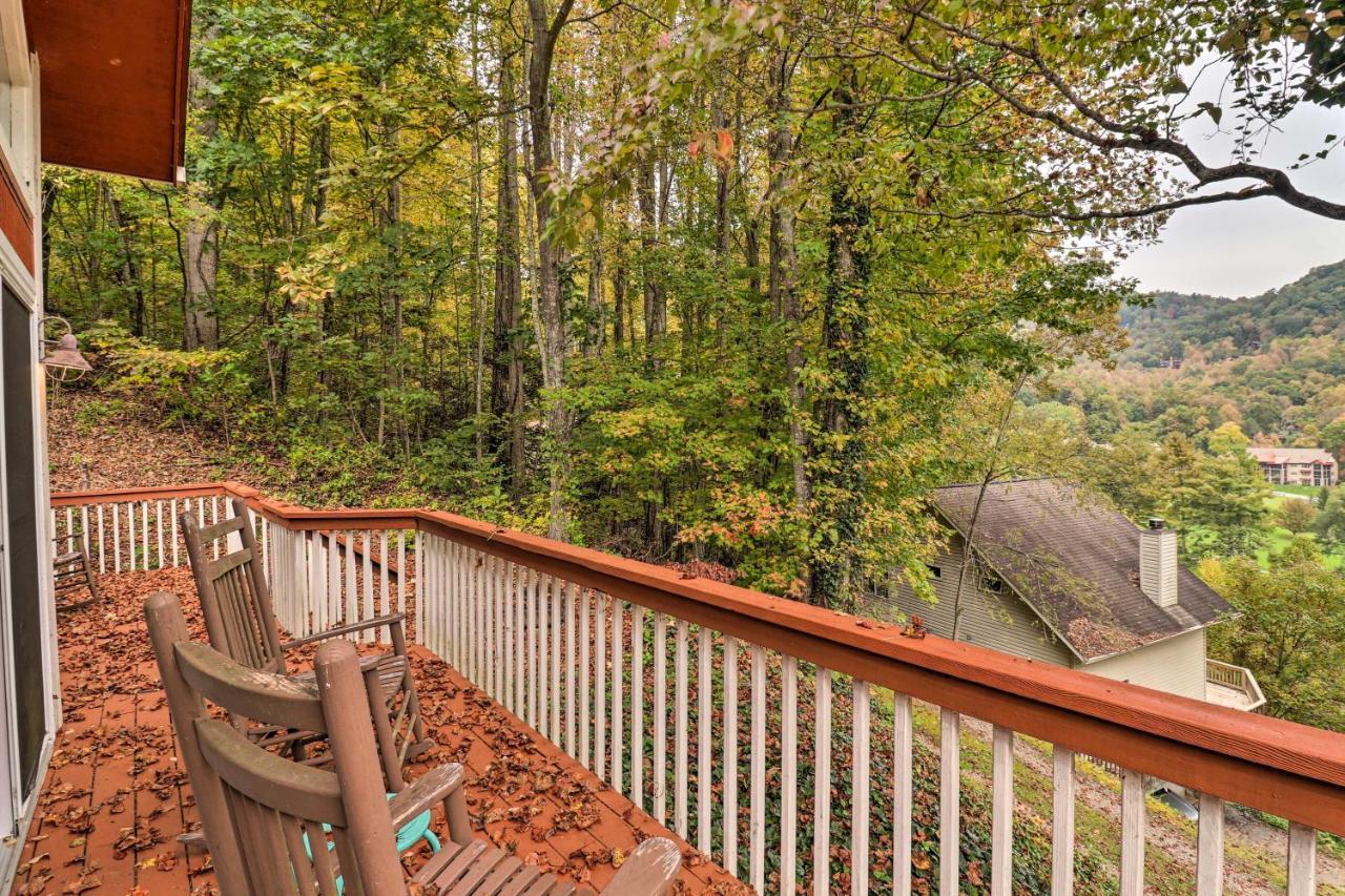 Rustic Red Cabin With Deck In Maggie Valley Club! Zewnętrze zdjęcie